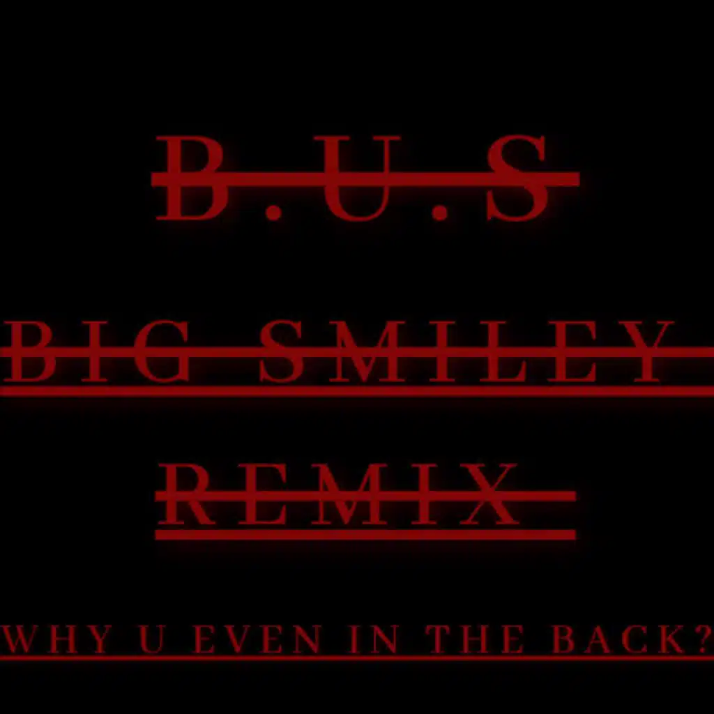 B.U.S (Boy U Stupid) (BIG SMILEY REMIX)