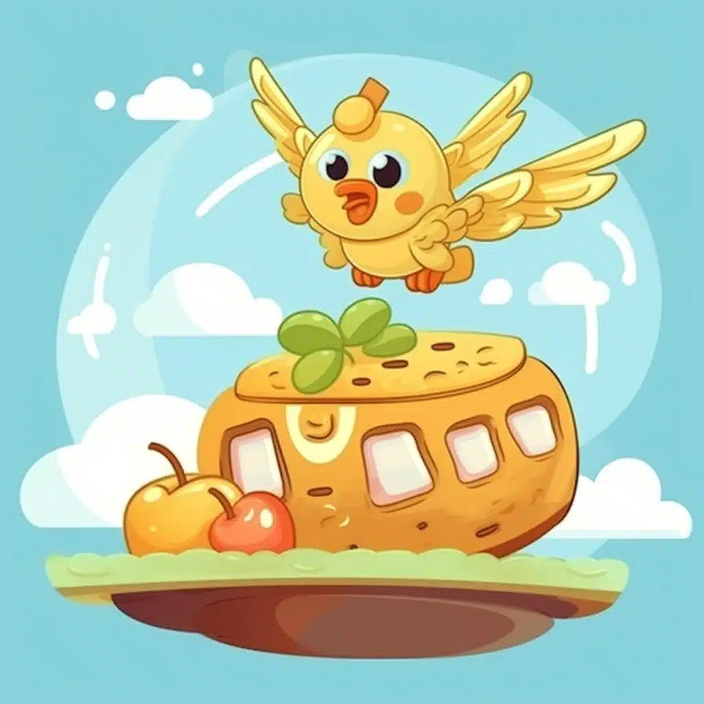 Chicky’s Bread Airplane　パンの飛行機