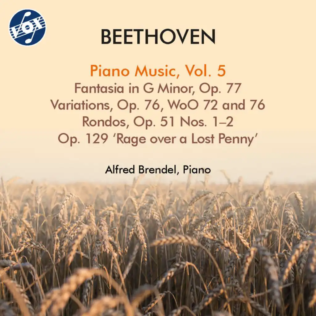 Beethoven: Piano Music, Vol. 5