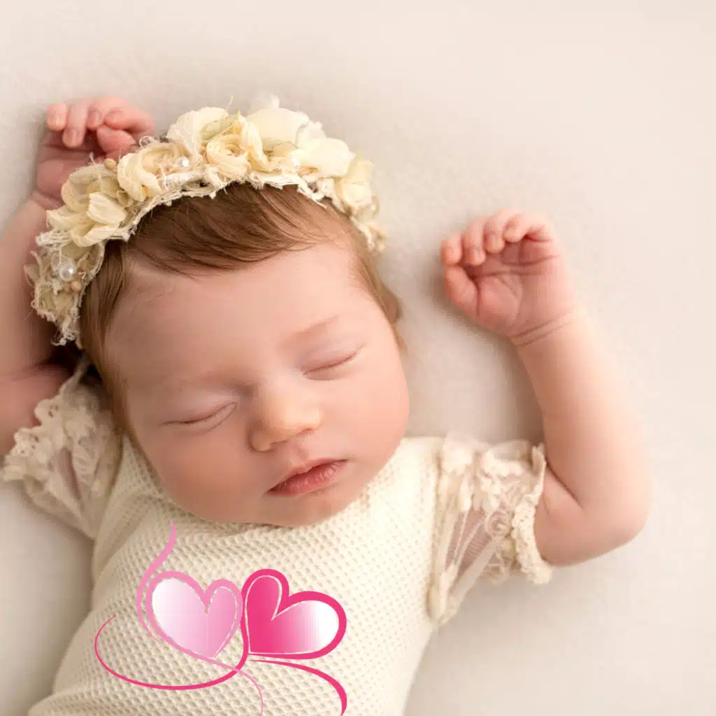 Baby Sleep Dew on the Petals