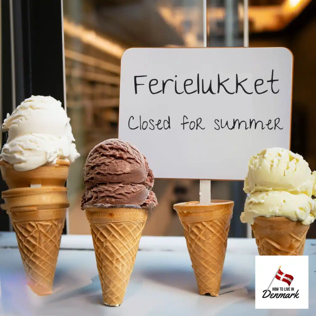 No ice cream in July: Scenes from the Danish summer vacation period