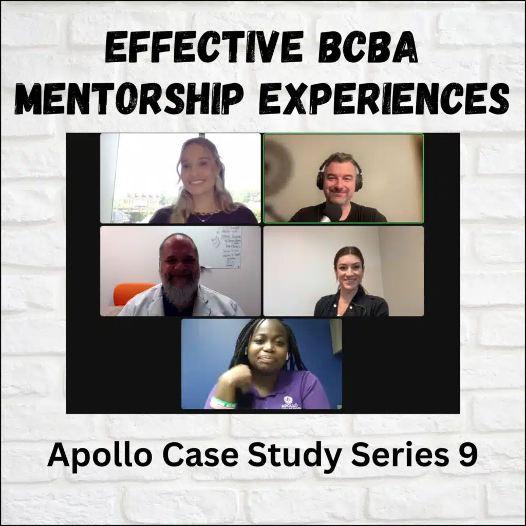 Effective BCBA Mentorship Experiences: ACSS 9