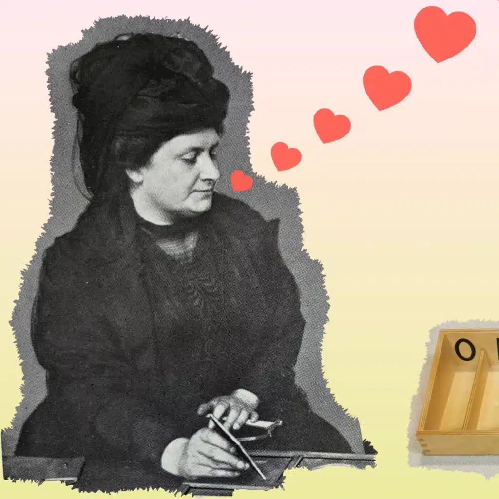 Zero Kisses! Montessori Spindle Box