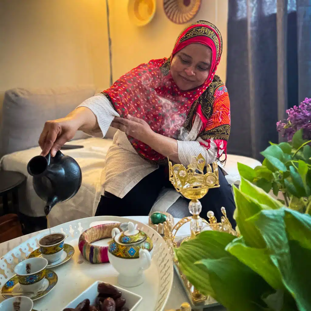 Building community through coffee