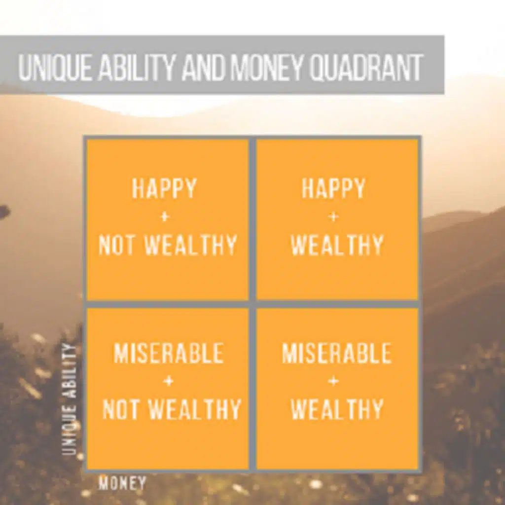 Unique Ability and Money Quadrants