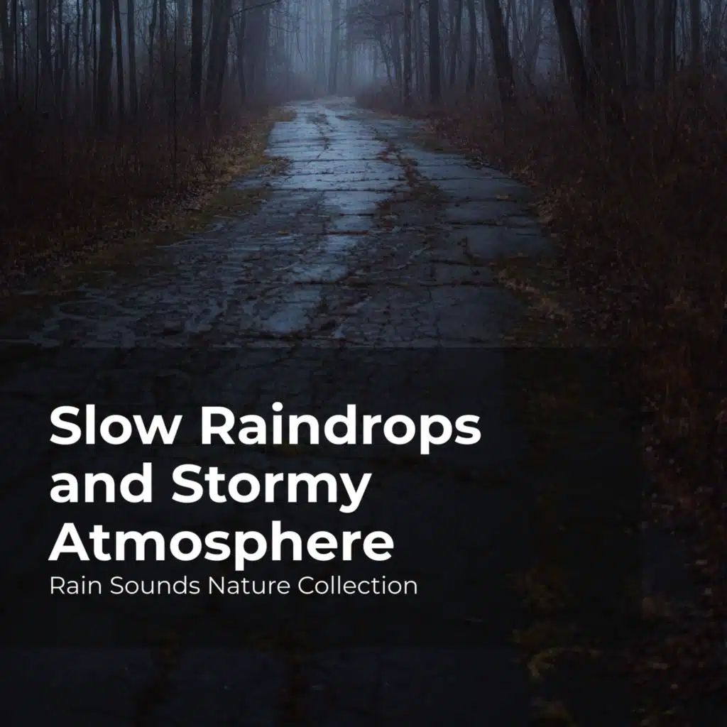 Slow Raindrops and Stormy Atmosphere