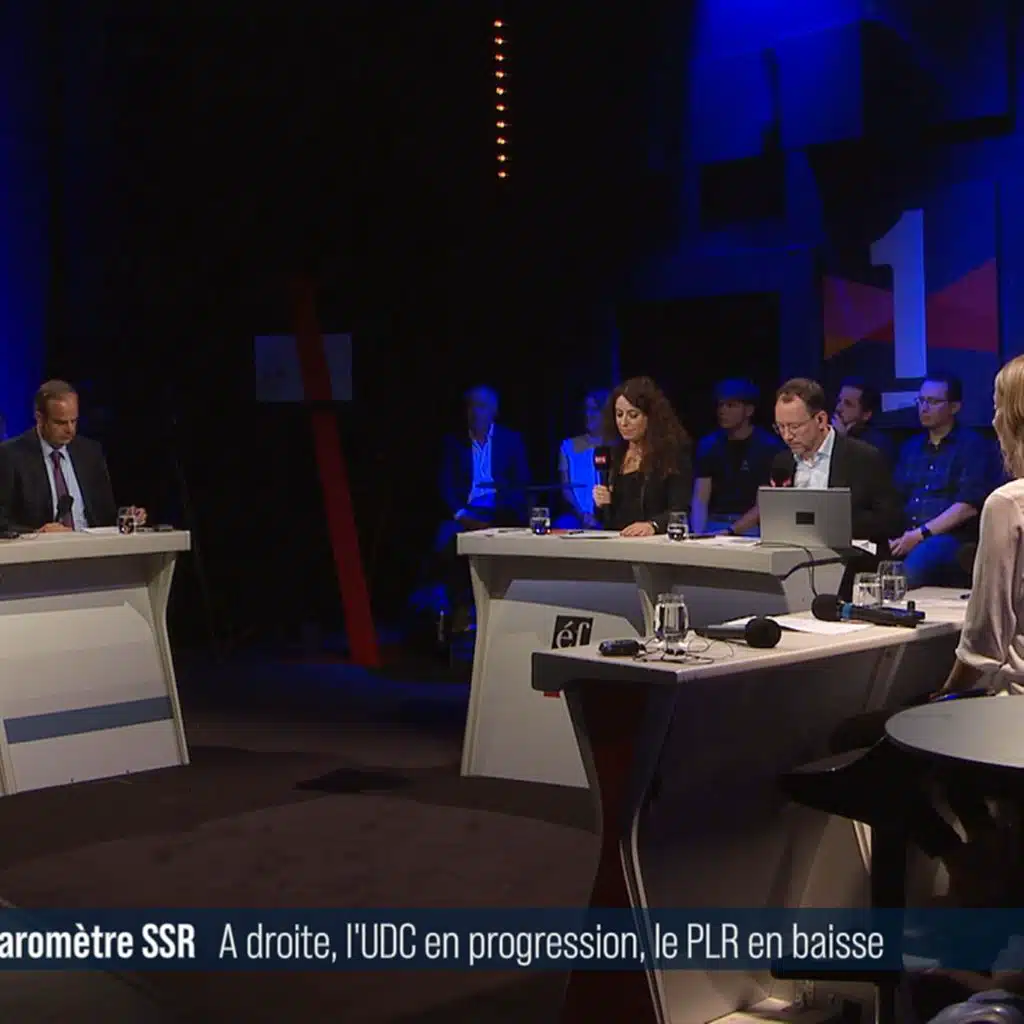 Débat spécial élections fédérales: le dernier baromètre SSR avant le 22 octobre.