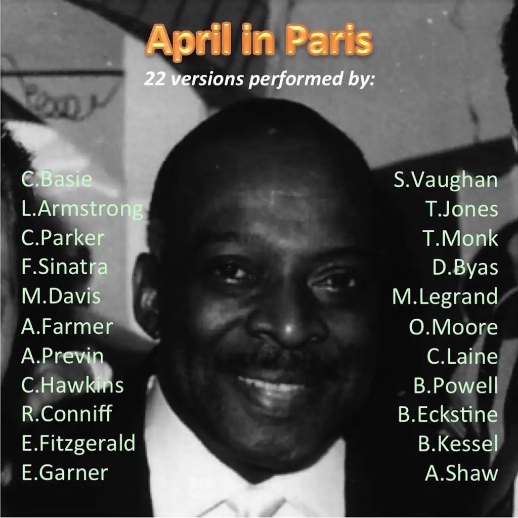 April in Paris (22 Versions Performed By:)