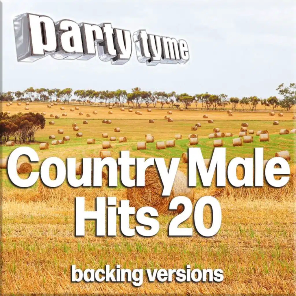 Country Male Hits 20 - Party Tyme (Backing Versions)