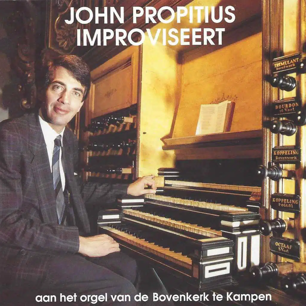 John Propitius Improviseert op het orgel van de Bovenkerk te Kampen