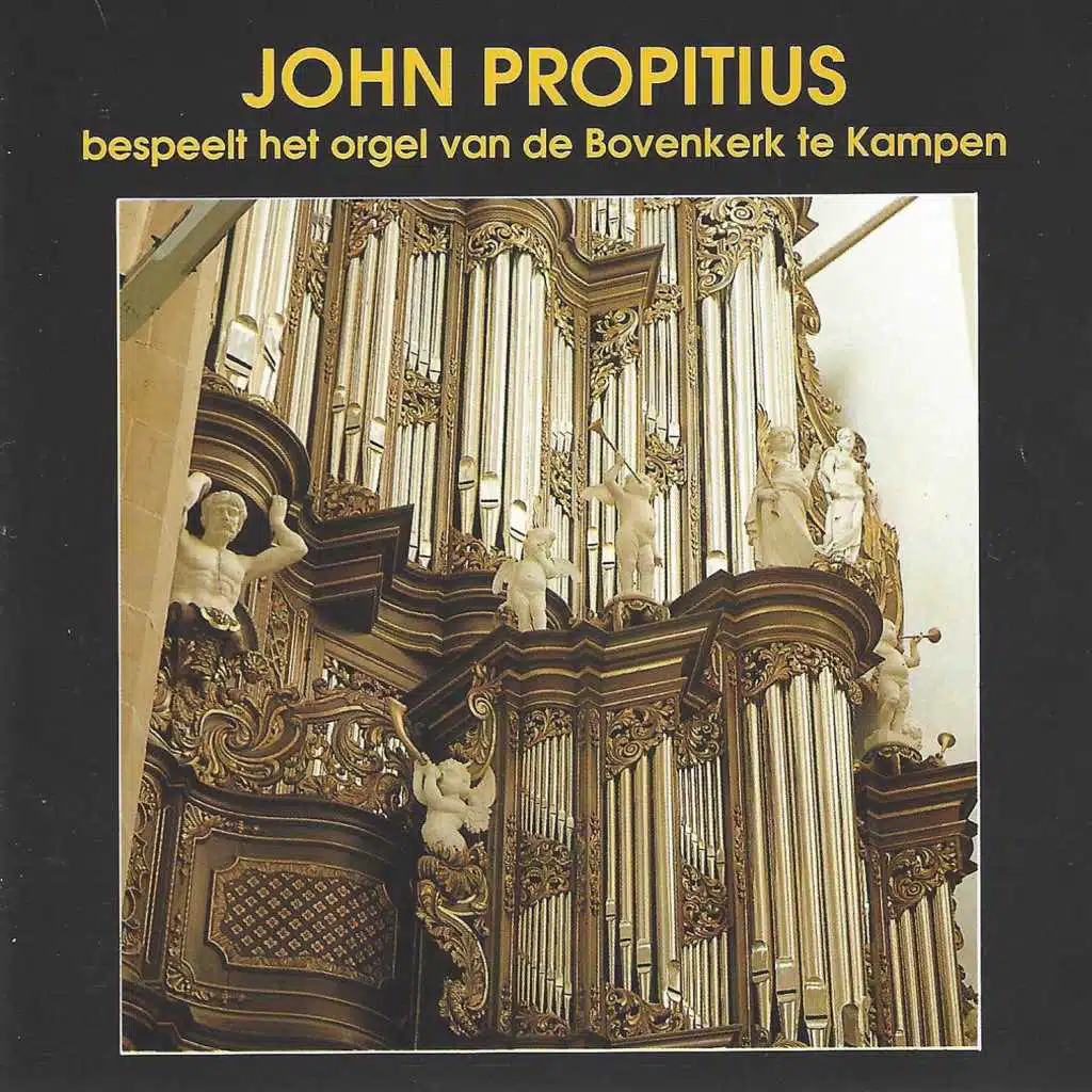 John Propitius bespeelt het orgel van de Bovenkerk te Kampen