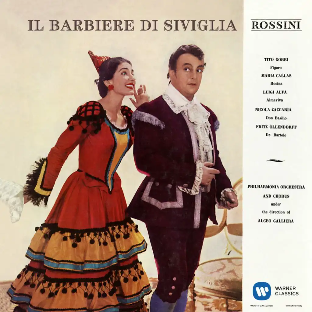 Il barbiere di Siviglia, Act 1: "Gente indiscreta!" (Conte, Fiorello, Figaro) [feat. Luigi Alva, Mario Carlin & Tito Gobbi]