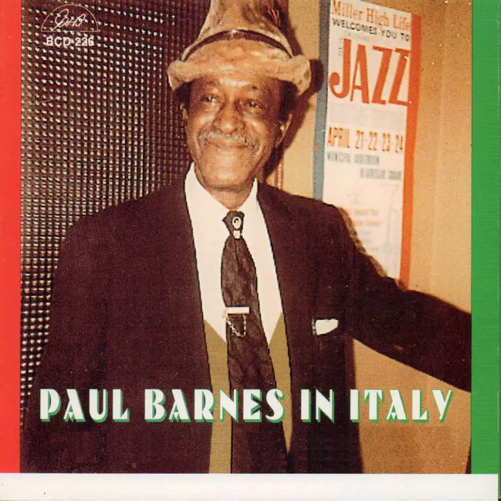 Paul Barnes in Italy (feat. Beppi Zancan, Luciano Invernizzi, Guido Cairo, Renzo Clerici & Terenzio Belluzzo)