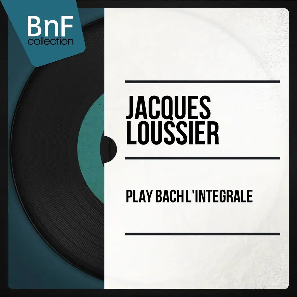 Le clavier bien tempéré, Livre I: Prélude, BWV 846 in C Major (Arranged by Jacques Loussier)