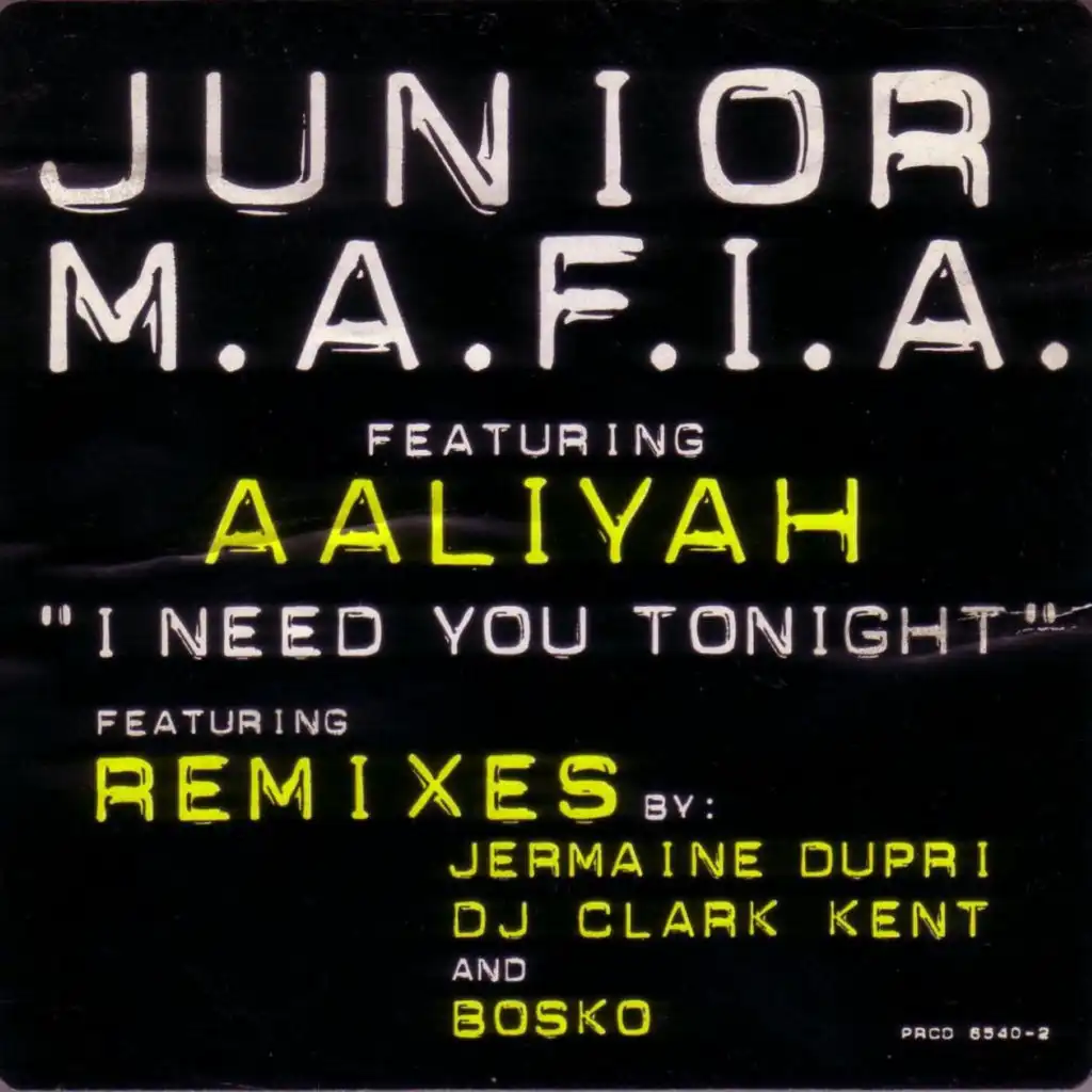 I Need You Tonight (DJ Clark Kent's Remix)