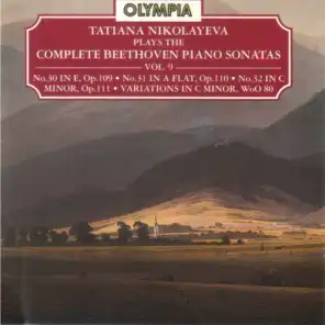 Piano Sonata No. 30 in E Major. Op. 109: I. Vivace ma non troppo