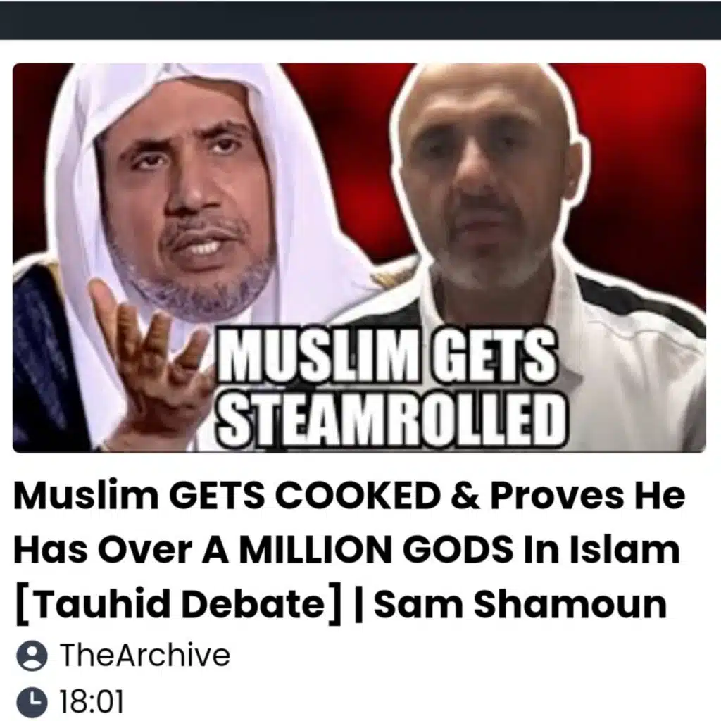 Muslim GETS COOKED & Proves He Has Over A MILLION GODS In Islam [Tauhid Debate] |