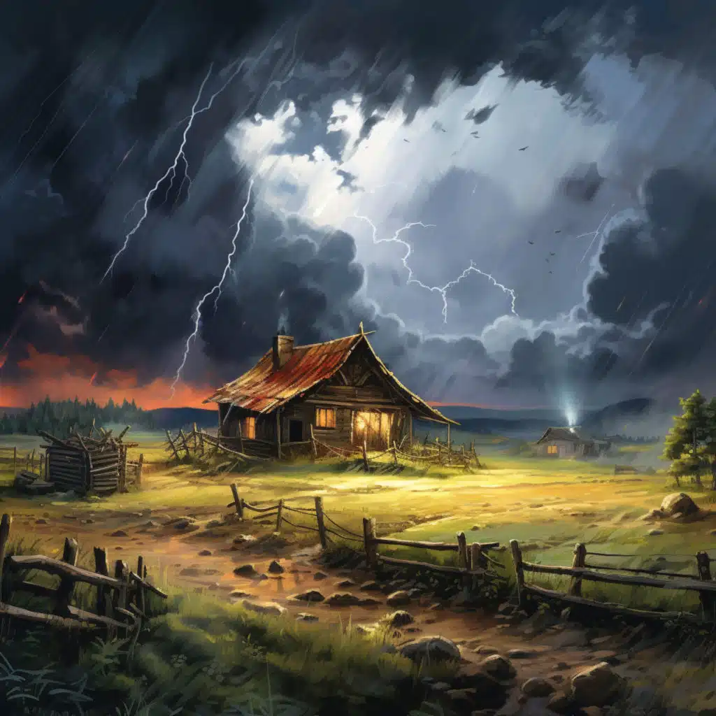 Nature's Roaring Rainstorm Serenade