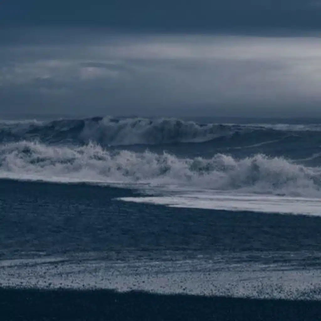 Rain at the Ocean: Waves and Rain Sounds