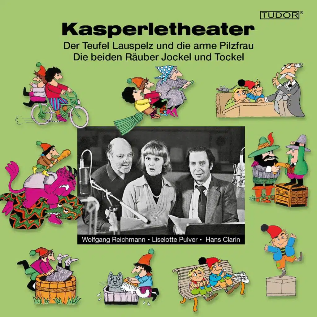 Kasperletheater, Nr. 2 (Der Teufel Lauspelz und die arme Pilzfrau / Die beiden Räuber Jockel und Tockel)