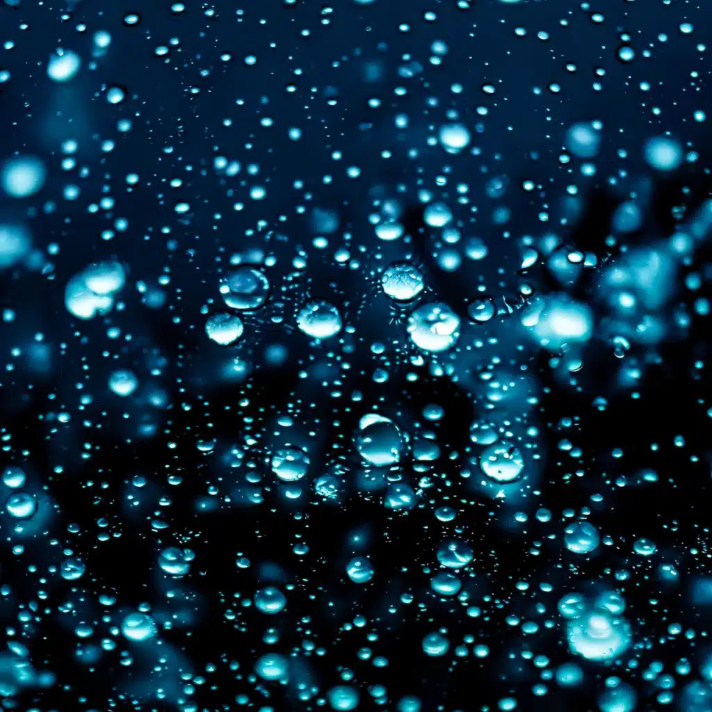 The sound of rain in a tent