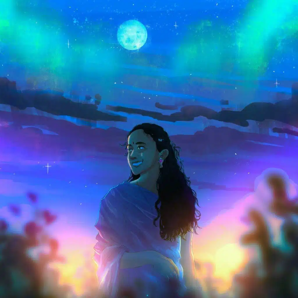 The moon is beautiful, isn't it?