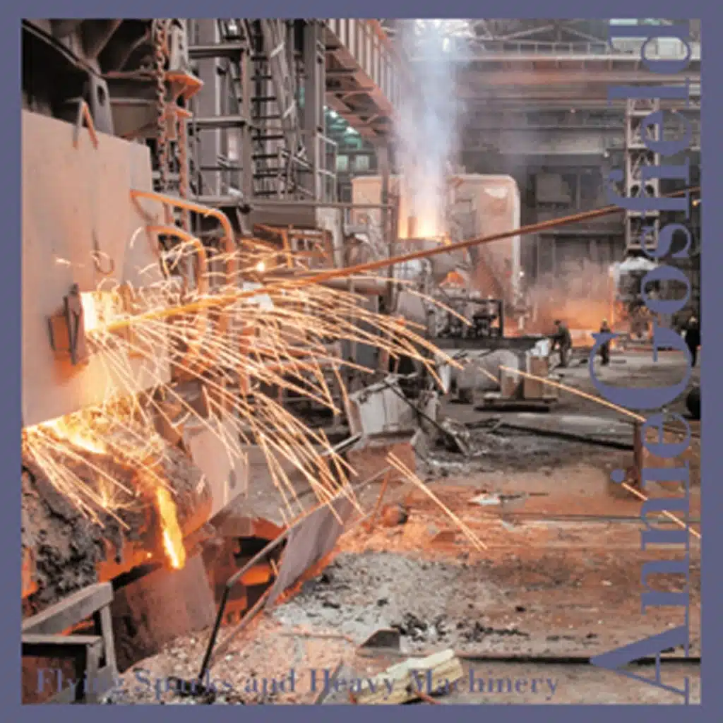 Flying Sparks And Heavy Machinery