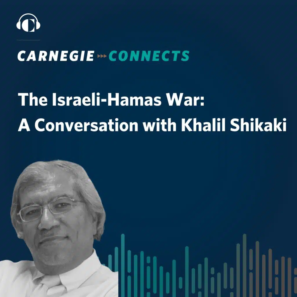 The Israeli-Hamas War: A Conversation with Khalil Shikaki
