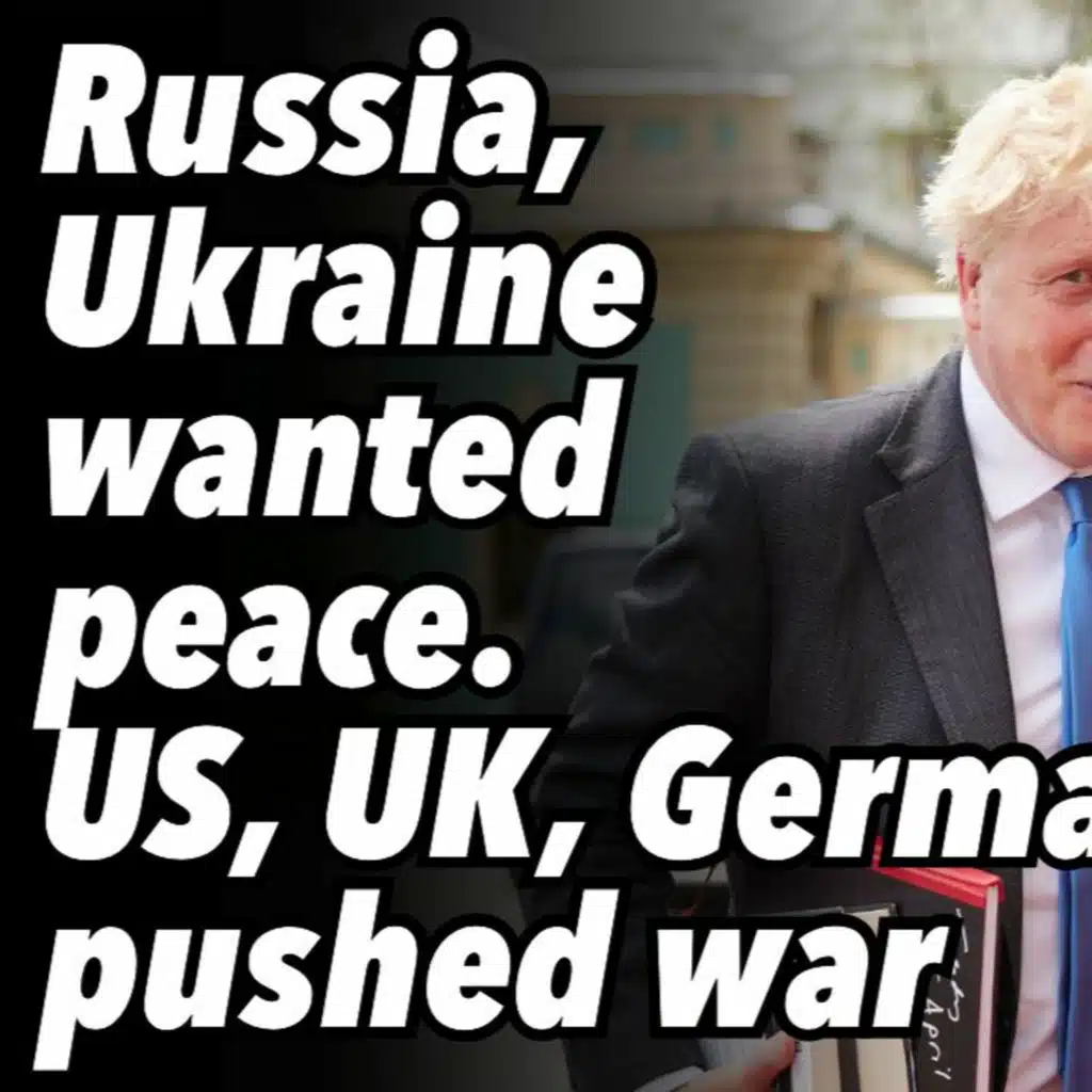 REPORT finds Russia, Ukraine wanted peace. US, UK, Germany pushed war
