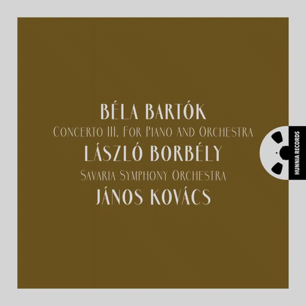 Béla Bartók: Concerto III. For Piano And Orchestra
