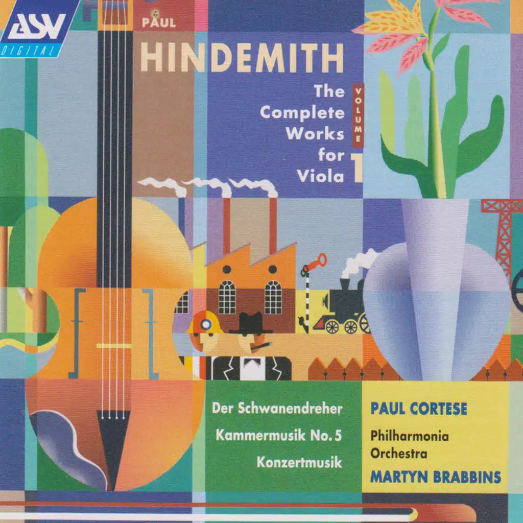 Hindemith: Kammermusik No. 5, Op. 36 No. 4, for viola and large chamber orchestra: 4. Variante eines Militärmarsches