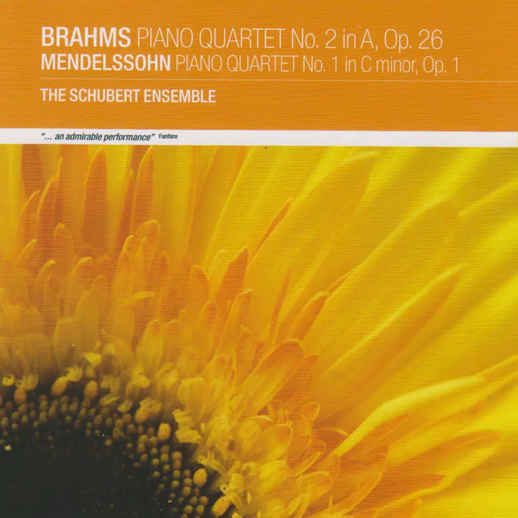 Brahms: Piano Quartet No.2 / Mendelssohn: Piano Quartet No.1
