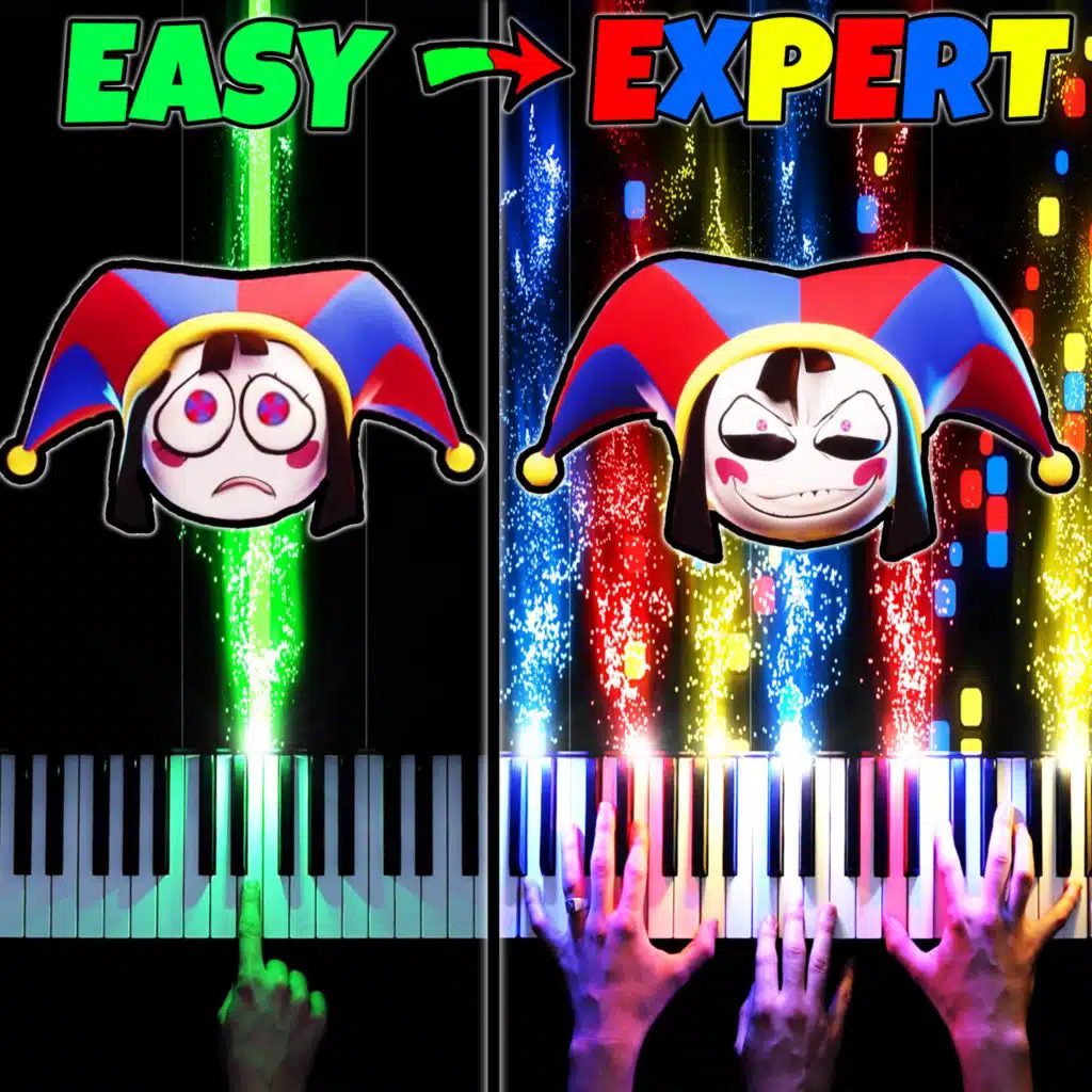 The Amazing Digital Circus Theme | EASY to EXPERT, But...