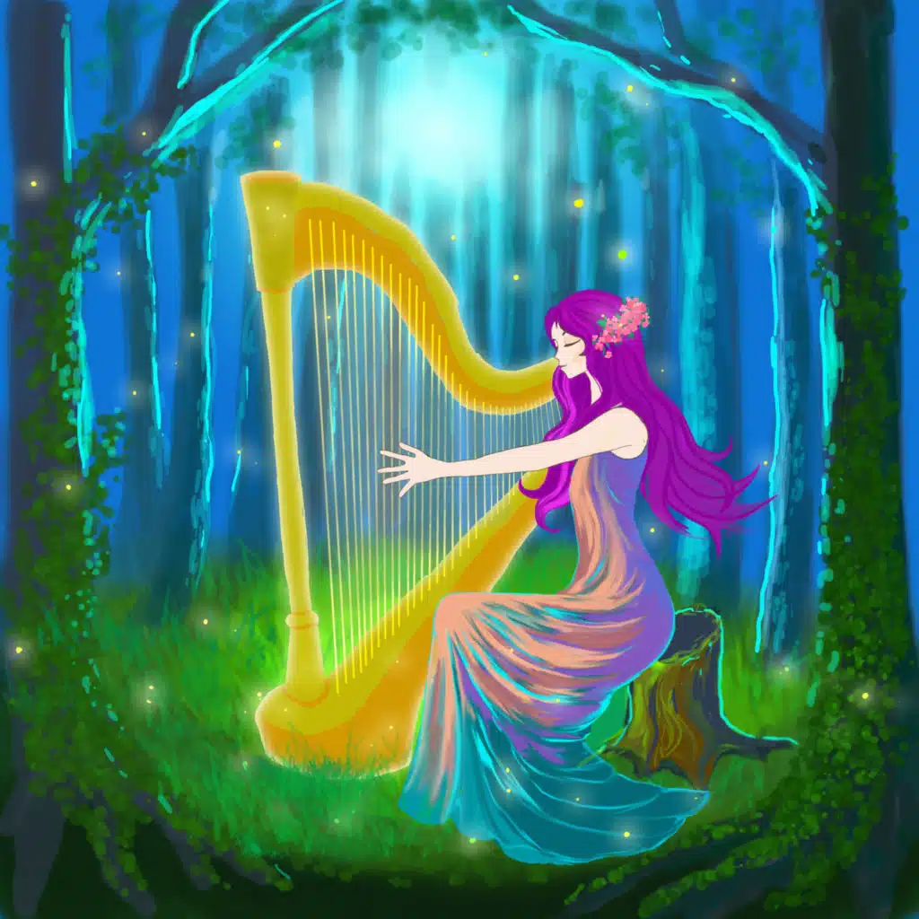 Lullaby Harp Moon Song