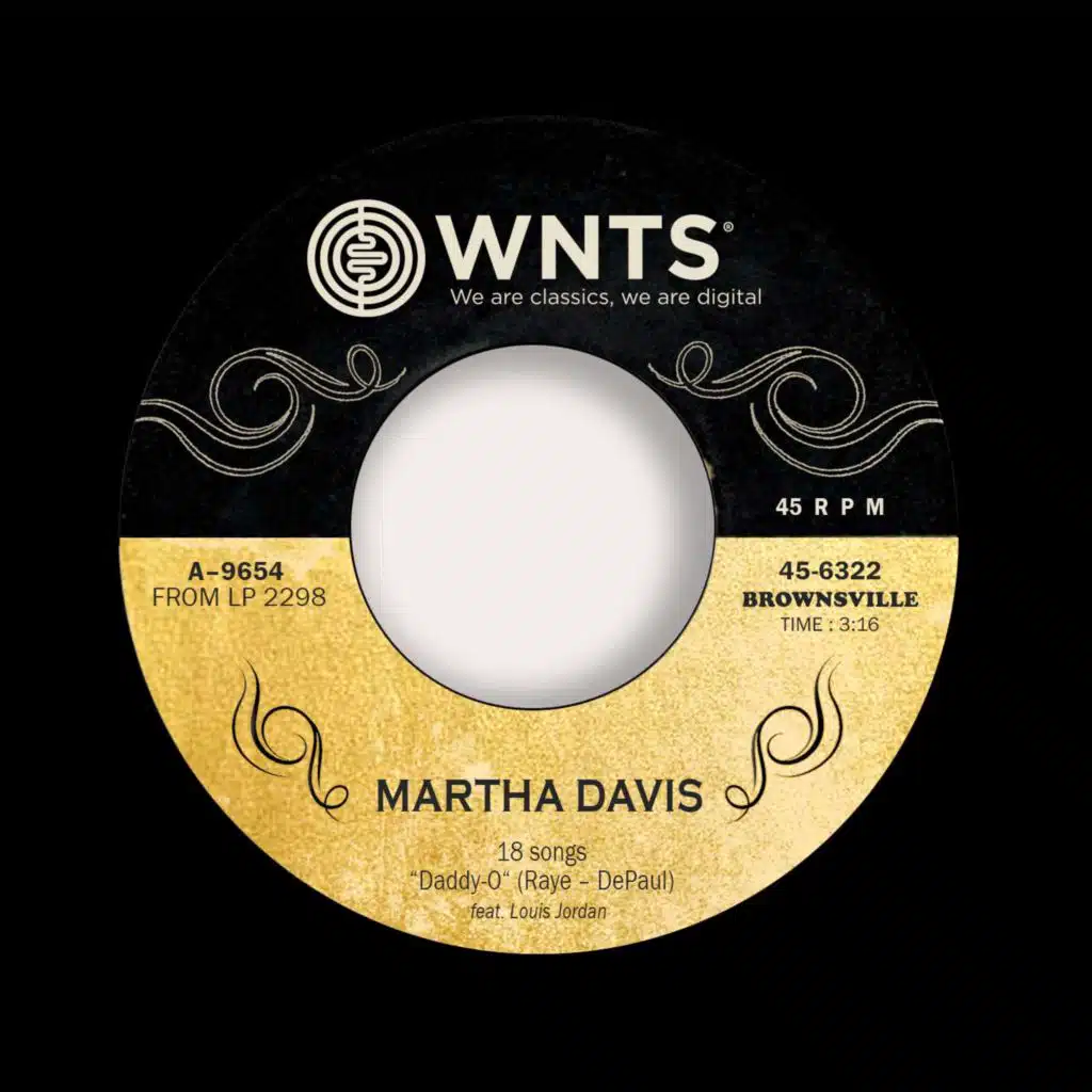 Martha Davis, Louis Jordan