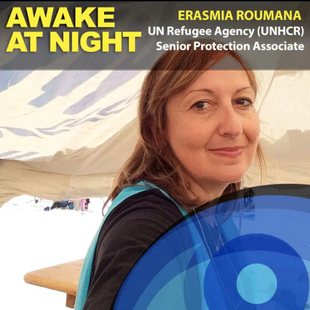 Sorrow and relief on the shores of Greece - Erasmia Roumana - Protection associate, UNHCR