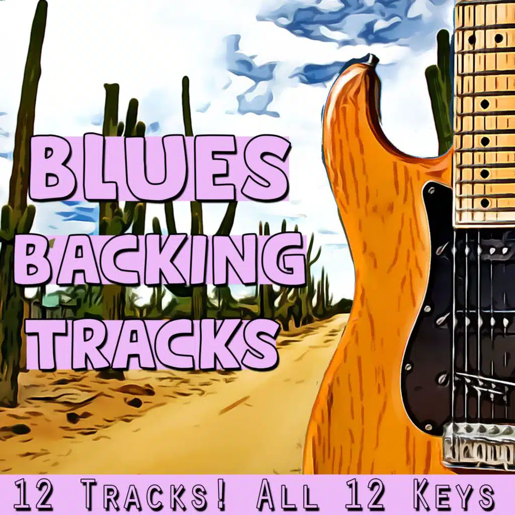 Uptempo Blues Guitar Practice in all 12 keys