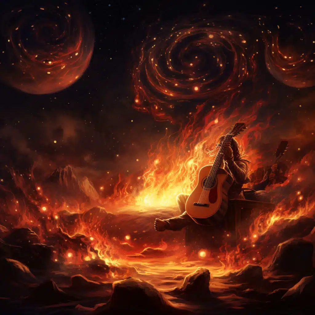 Harmonic Flames' Concentrated Mind: Fire Bonfire Music