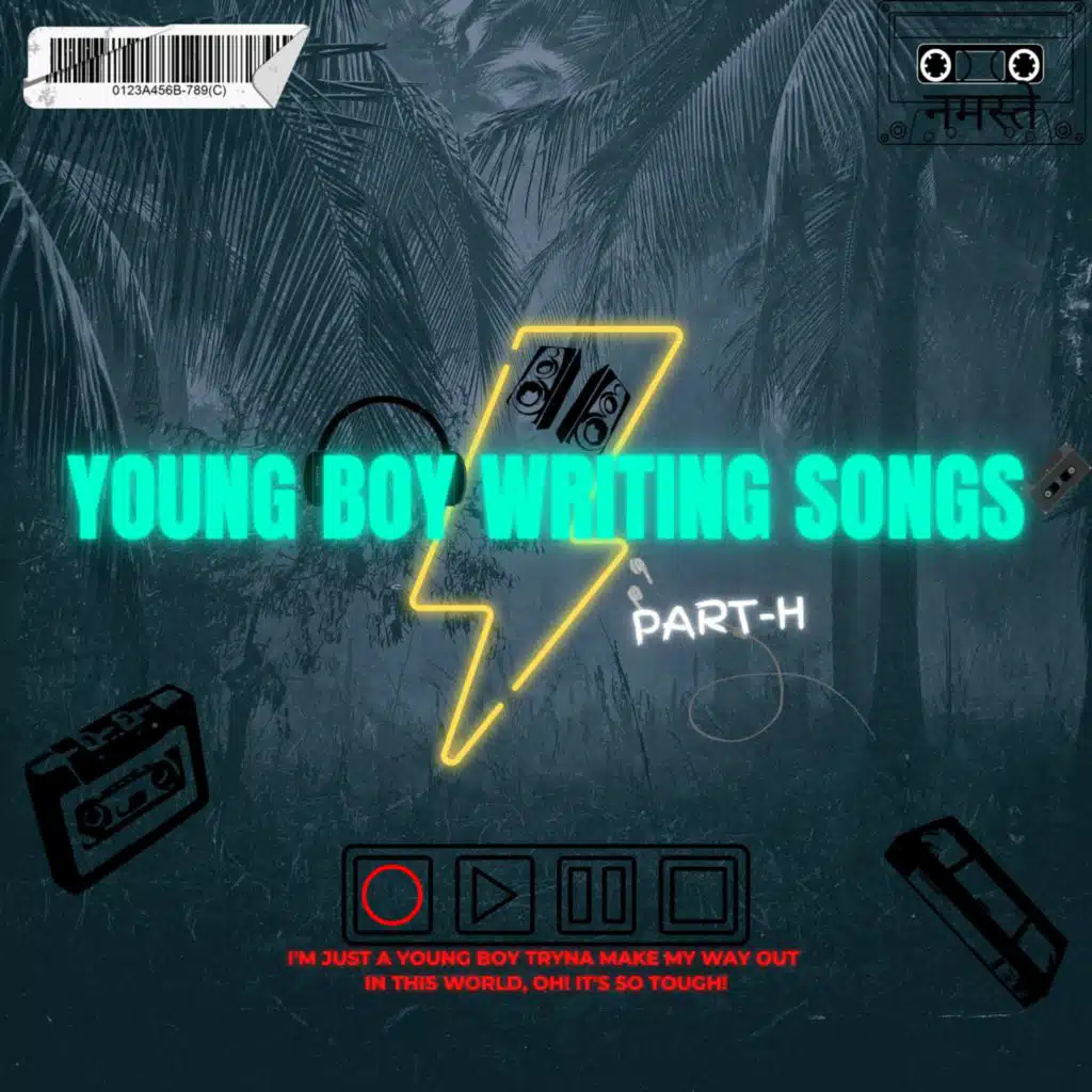 Young Boy Writing Songs