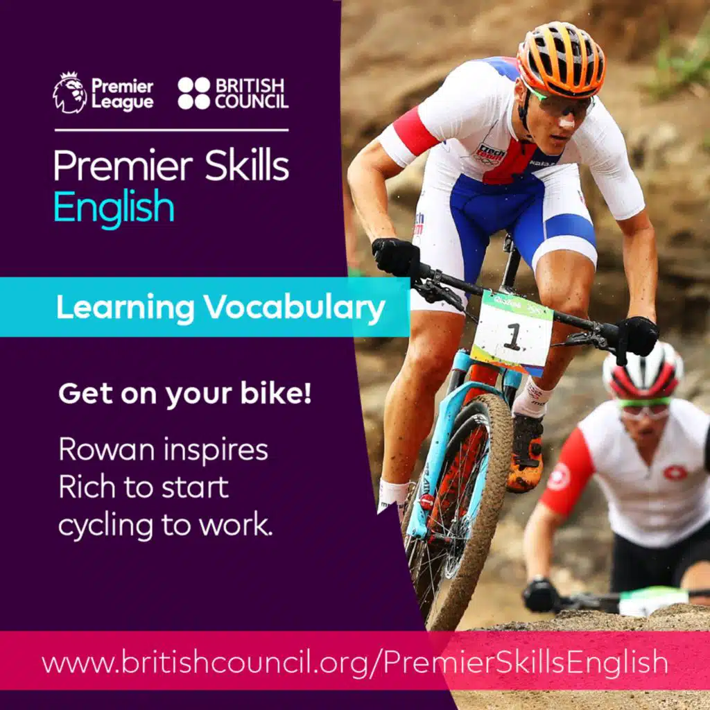 Learning vocabulary - Get on your bike