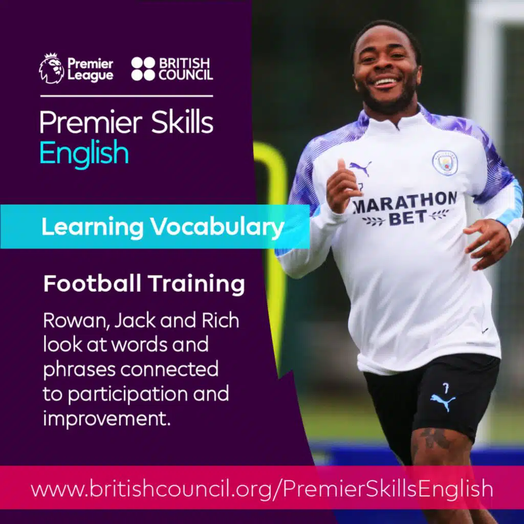 Learn Vocabulary - Football Training