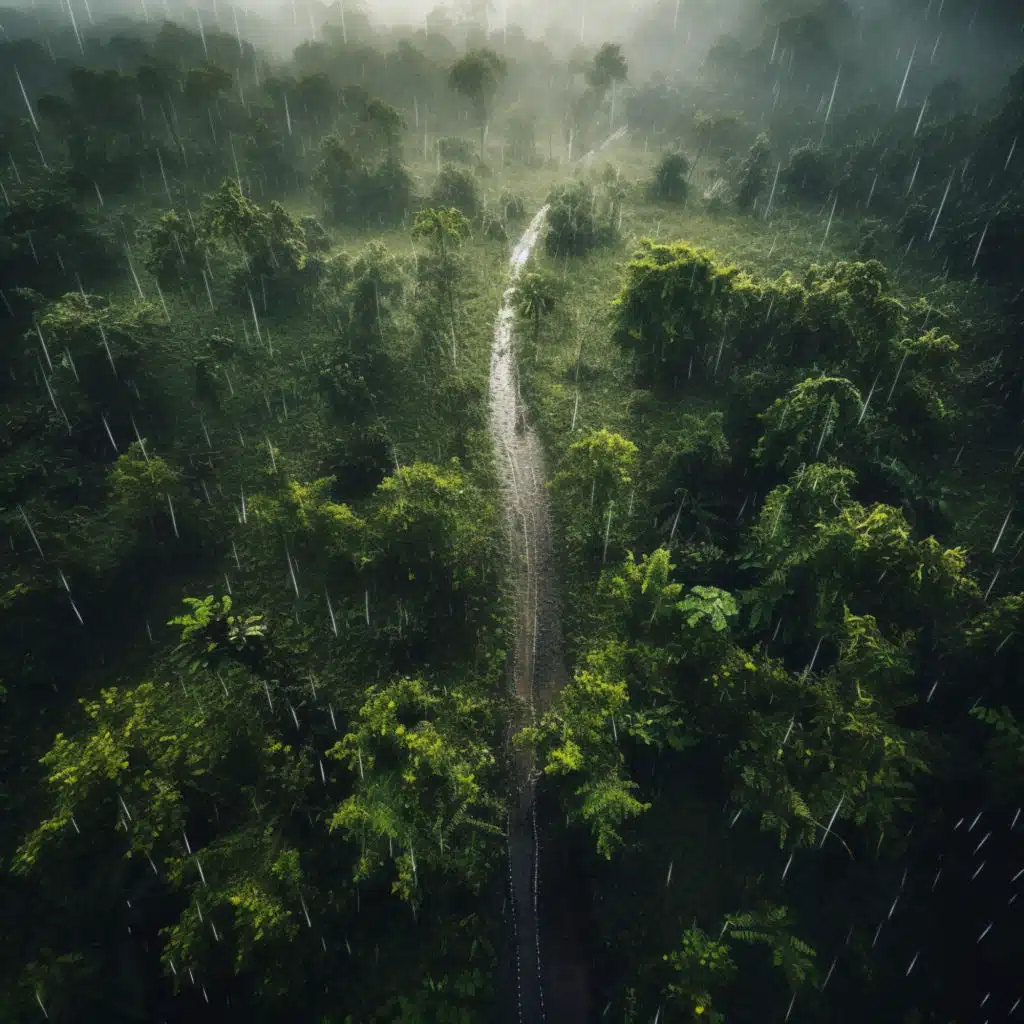 Nature's Rain Symphony: Soothing Rainfall Melodies