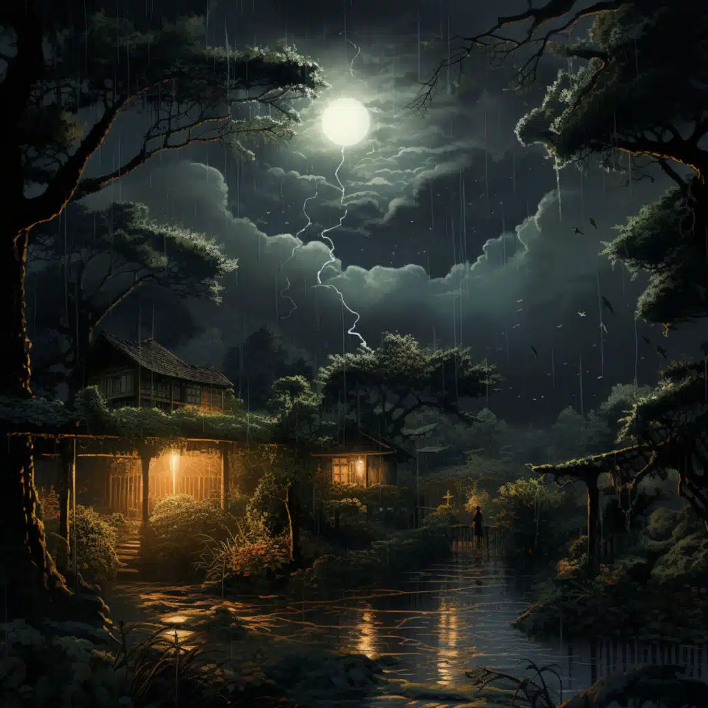 Relajación Junto Al Lago En La Lluvia: Música Relajante Con Lluvia