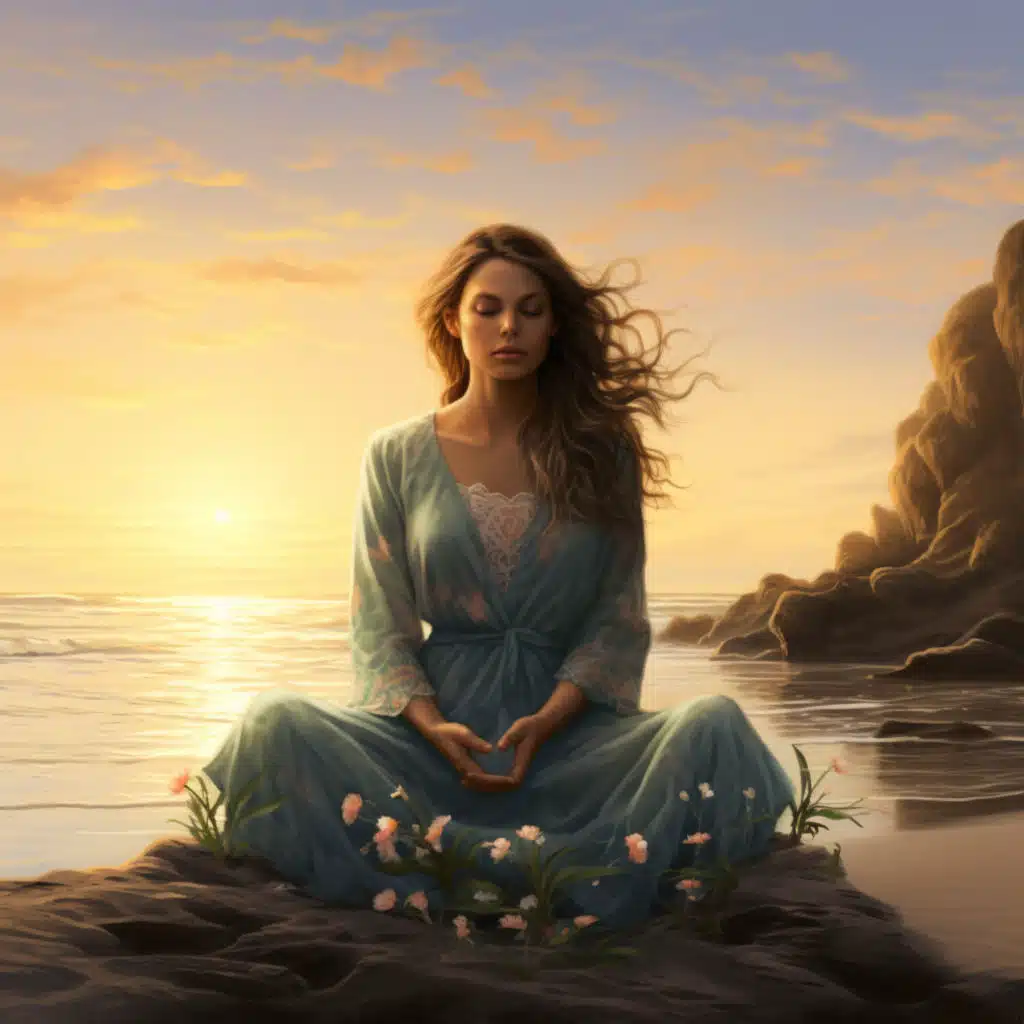 Serenidad Del Océano Eterno Para Meditar