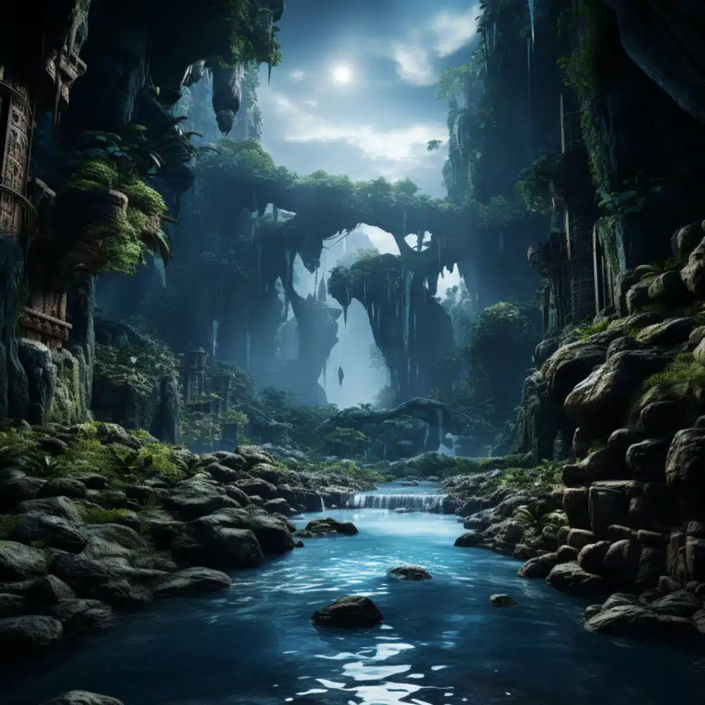 Narrativas Del Anochecer: Bosque De Música Relajante Con Agua