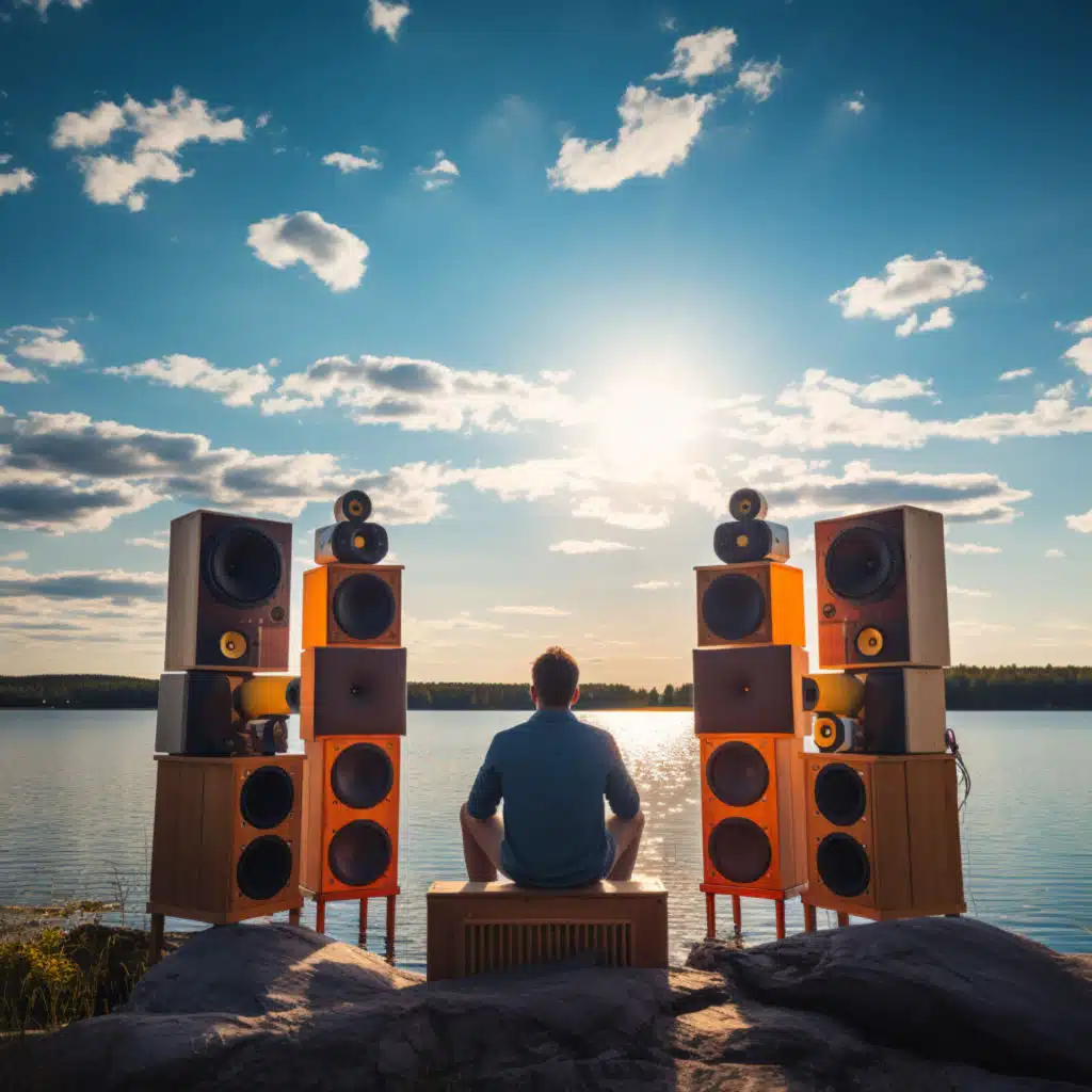 Stereo Water Symphony: Nature's Flow Melody