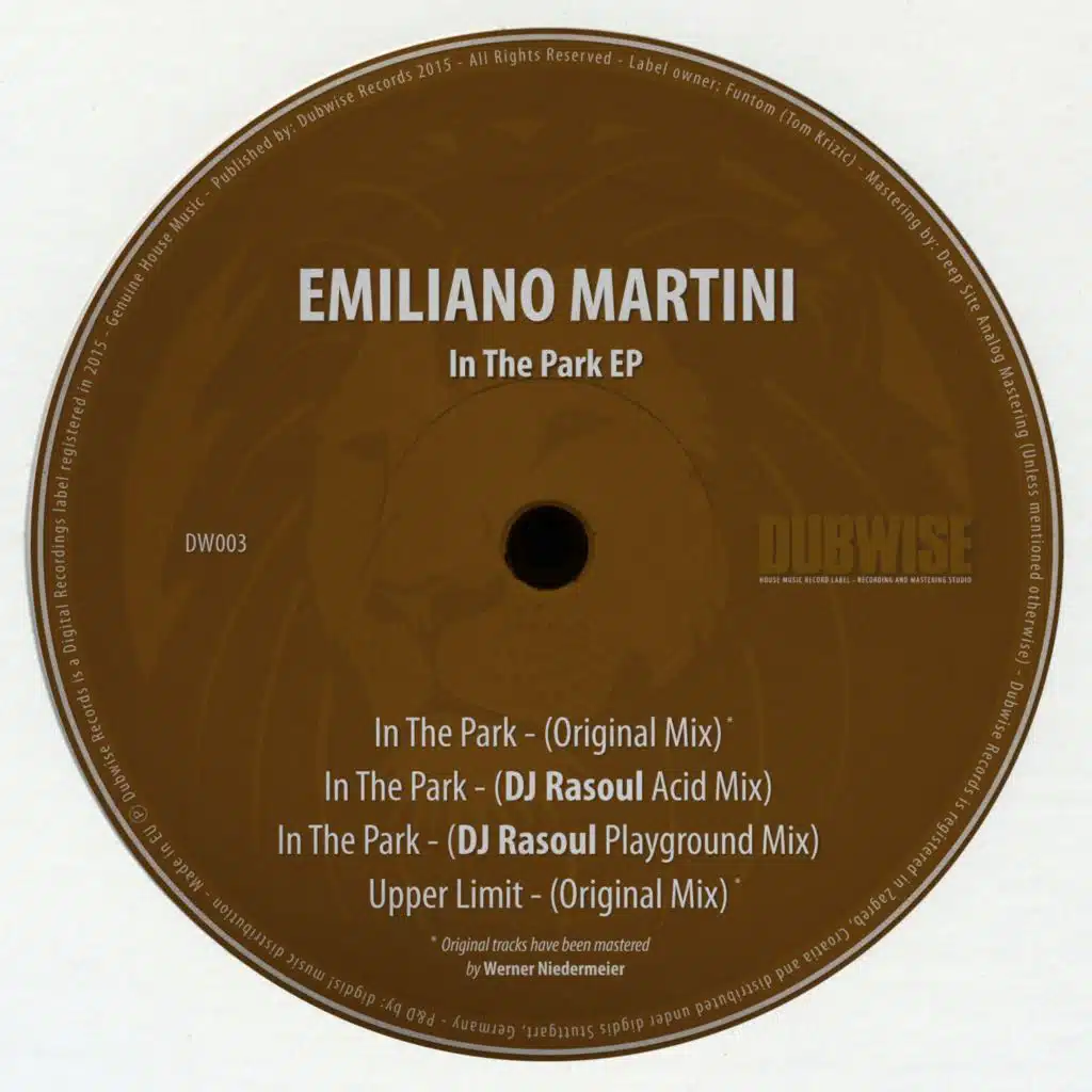 In the Park (DJ Rasoul Acid Mix)