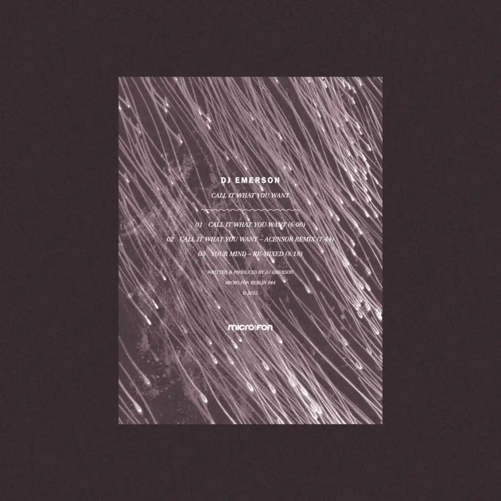 Call It What You Want