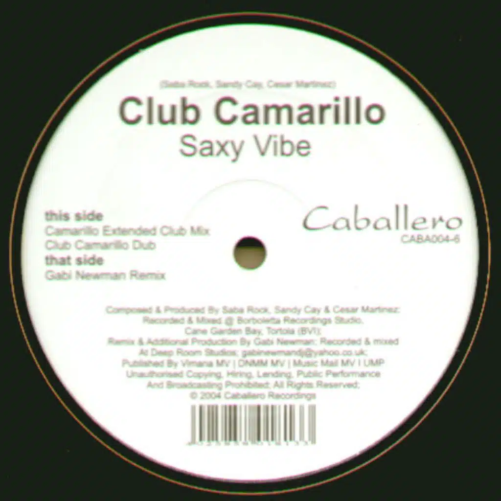 Saxy Vibe (Club Camarillo Dub)