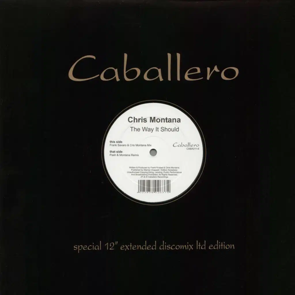 The Way It Should (Frank Savaro & Chris Montana Remix)